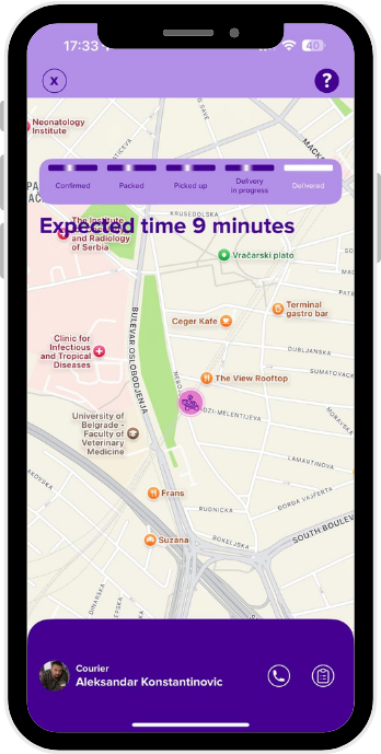 Live Tracking